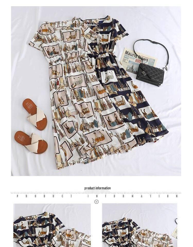 Southeast Asia Elegant Age-Reversing Midi Dress for Middle-Aged Women