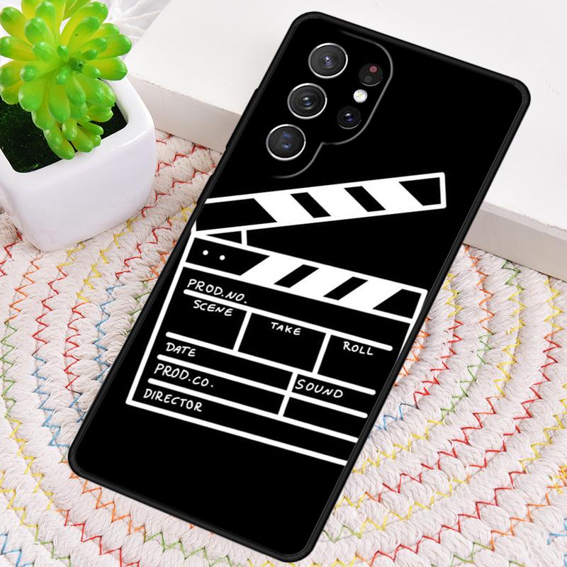 Clapperboard Phone Case for Samsung Galaxy note 10 pro S26 Ultra S23 S24 FE S25 S21 S22 PLUS shockproof Cove
