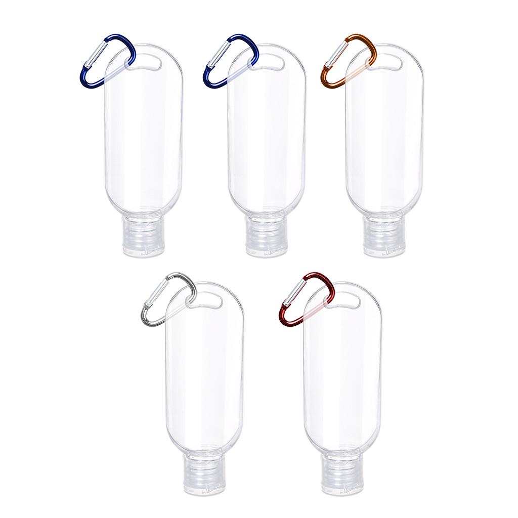 

Пластиковые прозрачные бутылки-брелки Sagit Travel, герметичные пустые контейнеры с откидной крышкой