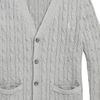 Polo Ralph Lauren Knitted Cardigan Ss23 Solid Color V-Neck Single-Breasted Long Sleeve Women cardigans Gray 323882842-001