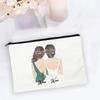 Personalised Makeup Bag Custom Name  Cosmetic Bags Travel Toiletry Organizer Bride Storage Make Up Case Wedding Bridesmaid Gifts