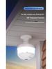 V380 Panoramic E27 Bulb Camera: Wireless WiFi, Mobile Remote, Dual Light, Night Vision, HD Surveillance