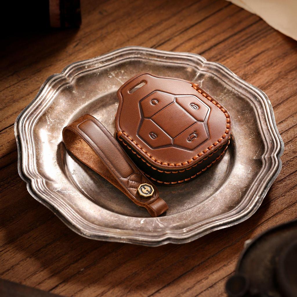 Etui na kluczyk Chery Jetour Traveler 4WD: Ochrona z prawdziwej skóry bydlęcej