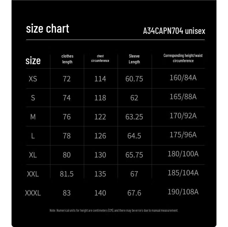 CAMEL Unisex Long Parka Down Jacket A34CAPN704