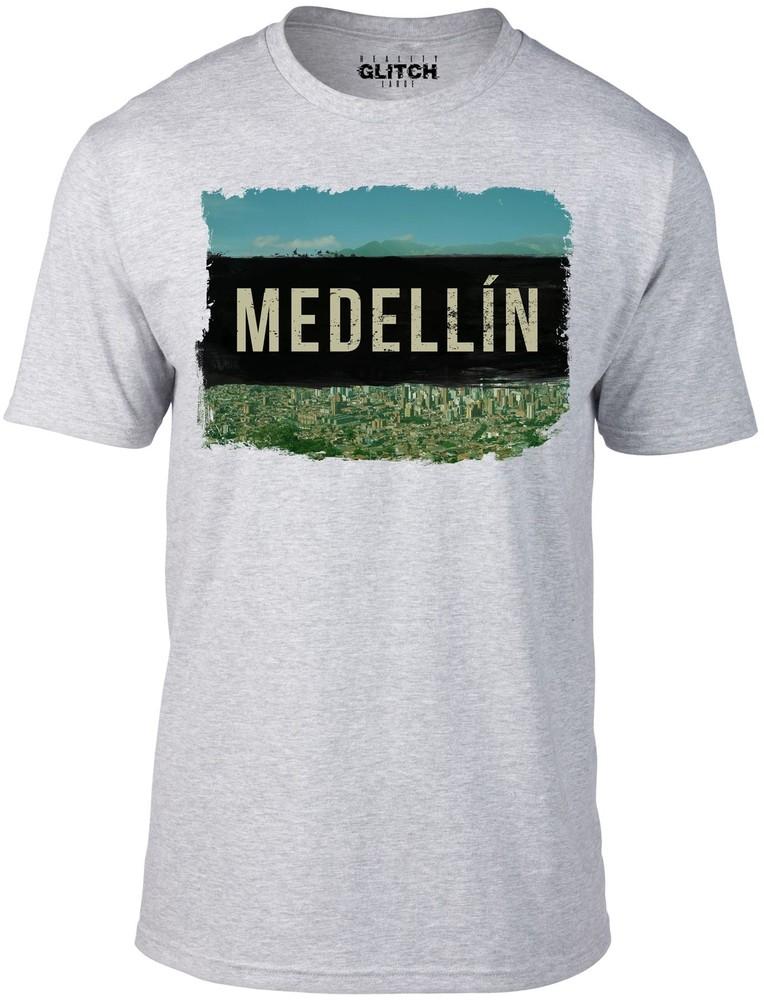 

Medellin Pablo Escobar Men s T-shirt TV Show Narcos Inspired Drugs Colombia 3XL