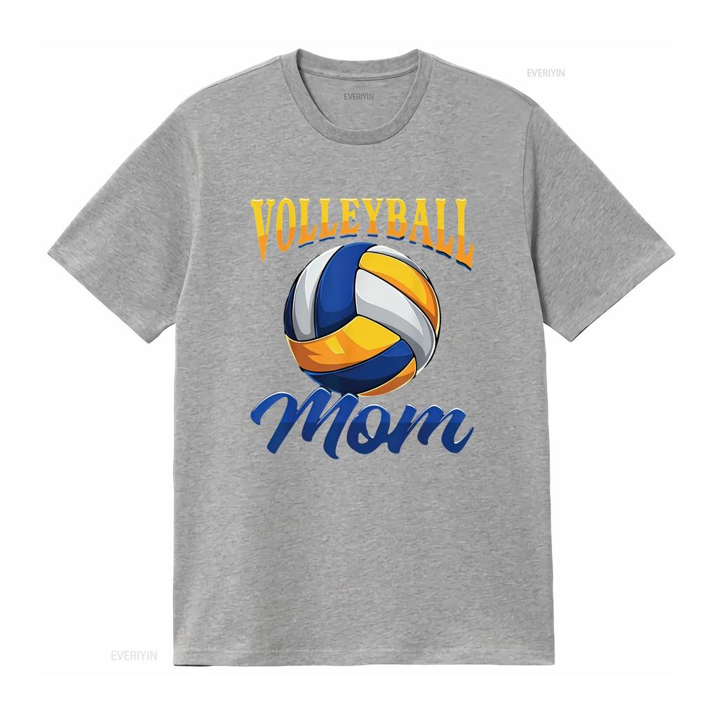 Volleyball Mom T Shirt vintage Washed Stylish homme Comfortable Unisex Soft Breathable Top For Everyday Wear streetwear