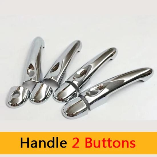 For Renault Captur Luxurious Chrome Door Handle Covers Accessories Stickers Car Styling 2013 2014 2015 2016