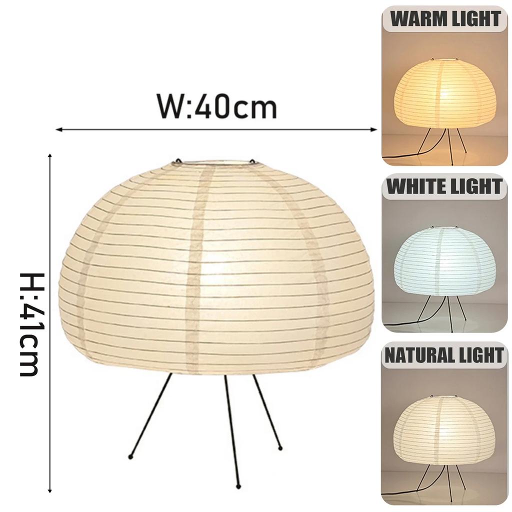 Japanese Xuan Paper Lamp Akari Modern originality Atmosphere Table Lamp 3-color Dimmable Eye Protection Living Room Bedside Lamp