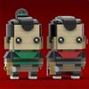 Building Block Brick Model Of Hua Mulan Series Children's Assembled Educational Doll