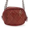 Used CHANEL Shoulder Bag Quilting COCO Mark Lambskin Bordeaux Chain Handbag