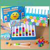 Childrens Educational Color Matching Clamp Balls Game With Paper Material For Parentchild Interactive Play