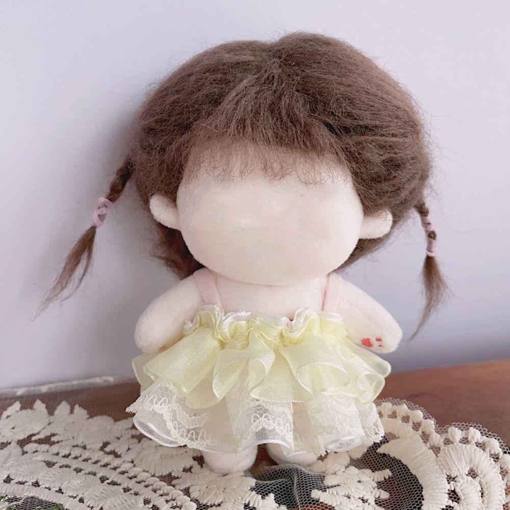 Princess Dress 10CM Doll Clothes With Black Trim 12BJD Dolls Accessories Children Gift