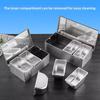 Stainless Steel Seasoning Box 3/4/5/6 Gird with Lid Kitchen Spiece Storage Box Easy to Clean Removable