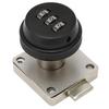 Combination Cam Lock Zinc Alloy Keyless Password Drawer Lock for Home Office Wardrobe Locker Black