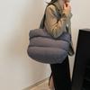 New Large Capacity Autumn and Winter Cloud Fashionable Underarm Space Cotton One Shoulder Crossbody Tote Women's Bag