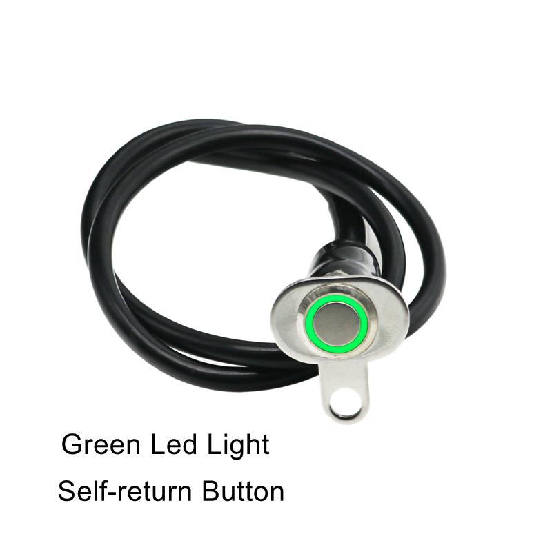 LMoDri 3 Color Lights Motorcycle Switch ON-OFF Handlebar Adjustable Mount Waterproof Switches Button 12V Headlight