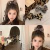 1Pc Vintage Leopard Print Bow Premium Hair Grab Hair Accessory Is Suitable for Women to Wear