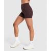 Gymshark Corset Seamless Shorts Heritage Brown B1b1j Ncnz