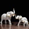 1pairs Creative Modern Elephant Statue Decoration Resin Animal Statue Sculpture Living Room Dining Table Decoration Craft