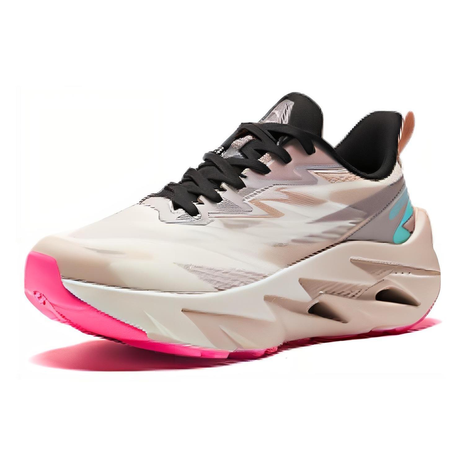 (WMNS) ANTA Running Shoes White Brown Pink Women s 122415536-3 EU 36
