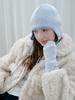 Olinkeompeulliteu Moiré Wave Earflap Beanie (Sky Blue)