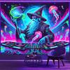 Ultieme Psychedelische Rave Neon Wandkleed Wanddecoratie Boheemse Muziekfestival Kosmische Tovenaar DJ Kunst Ophangbare Poster Achtergrond