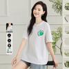 Summer Round Neck Printed Pullover Casual Versatile Thin Women's Top