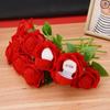 1/2 Pieces Wedding Jewelry Display Storage Case Red Rose Flower Ring Display Box Proposal Engagement Anniversary Romantic Gift