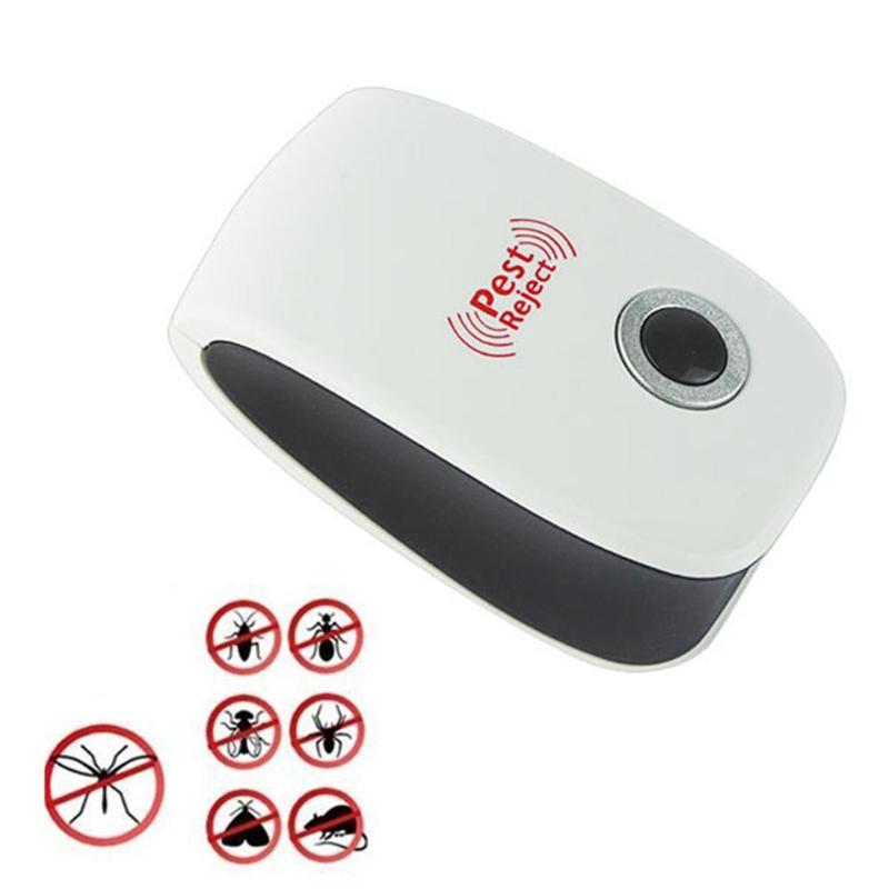 New Electronic Pest Repeller Ultrasonic Rejector Mosquito Rat Repellent EU Plug
