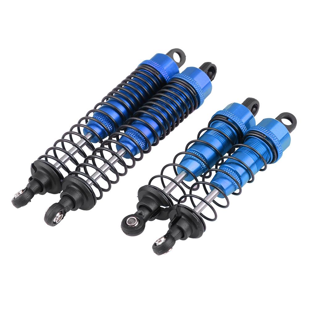 4pcs RC Car 90-108mm Aluminium for FS 53633 51805 51806 1:10 Truck (Black)