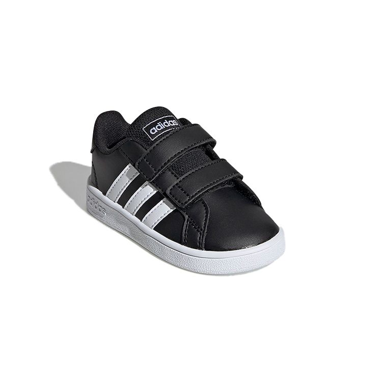Adidas Grand Court Infant Black White Baby Sneakers Core-Black Cloud-White EF0117