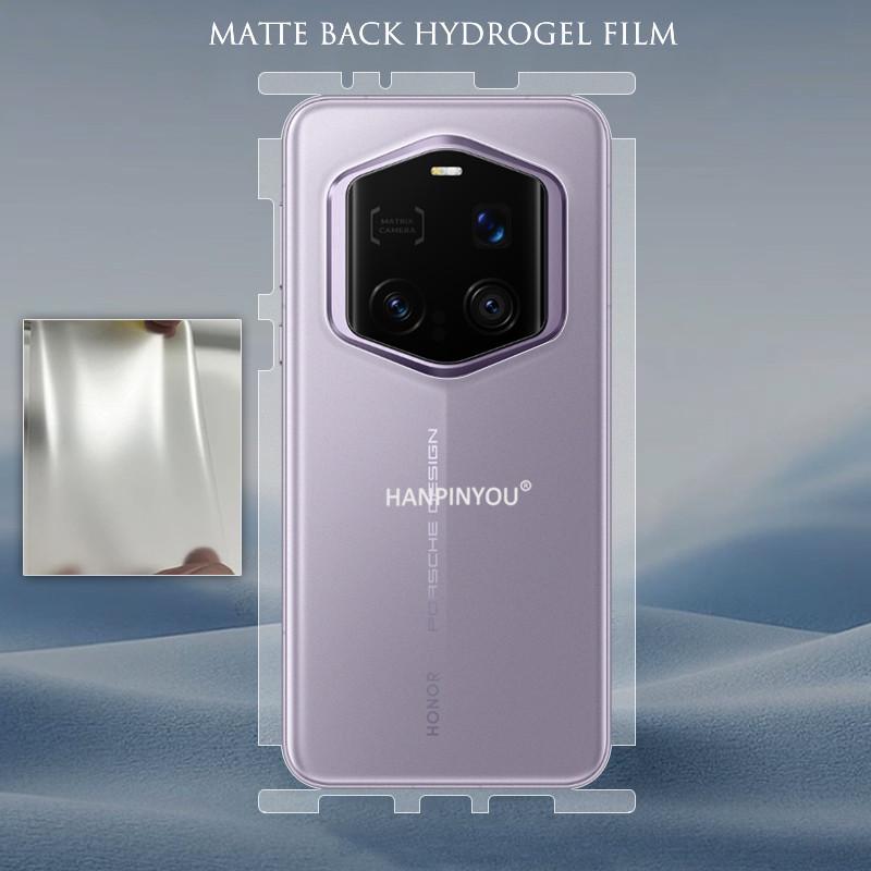 Vollständige Abdeckung Displayschutzfolie für die Rückseite für Honor Magic7 RSR Porsche Design HD/Matte Wrap Edge Weiches TPU Stoßfestes Kratzfestes AutoRepair-Hydrogel-Film auf der Rückseite
