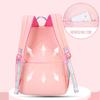 2 Size Primary Backpack with Pendant for Girls Aged 6-12 Lightweight Children's Backpacks Contrasting Color Student School Bags