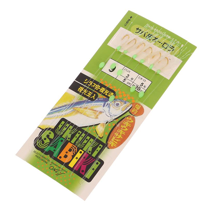 6Pcs/Pack Fish Hook White Fish Skin Bionic String Hook Real Fishing Skin Tinsel Carp Sea Rigs Gang Tackles Baits