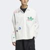 Adidas Originals SS22 Logo Cartoon Print Long Sleeve Sports Jacket Unisex Outerwear White HP0116