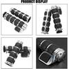 DREAMIZER Universal Motorcycle Hand Grips With Black Non-Slip Rubber For Harley Honda Yamaha Suzuki Kawasaki