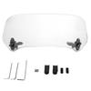 Universal Motorcycle Modified Windscreen Windshield Spoiler Air Deflector Transparent