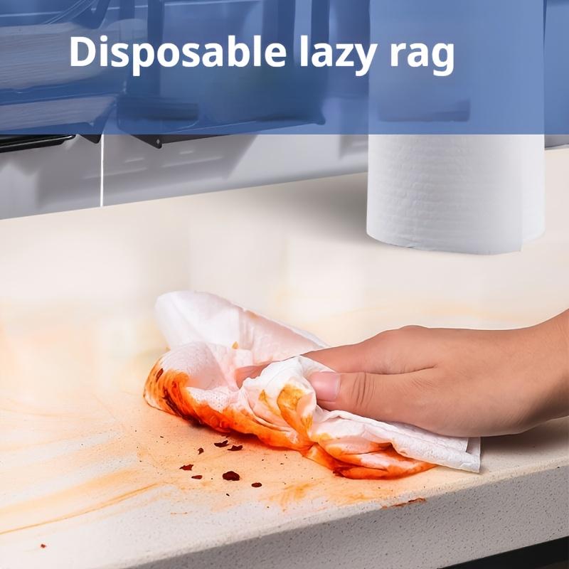 high quality500pcs of large roll reusable cleaning cloth disposable kitchen tissue, multi-purpose non- cleaning wet tissue, washable, and can be used