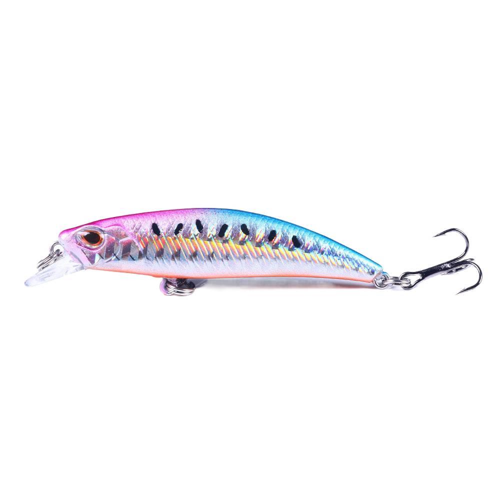

Long Casting Sinking Minnow Fake Bait Fishing Lure 6.8CM 6.5G Mouth-Warping Bass Minnow Lua Bait for Angling 6.8CM-6.5G