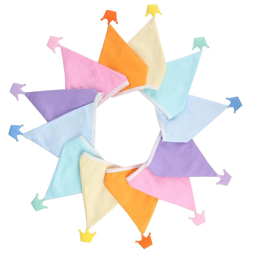Nordic Style Cotton Triangle Banner - Tent, Wedding, Kindergarten Decoration