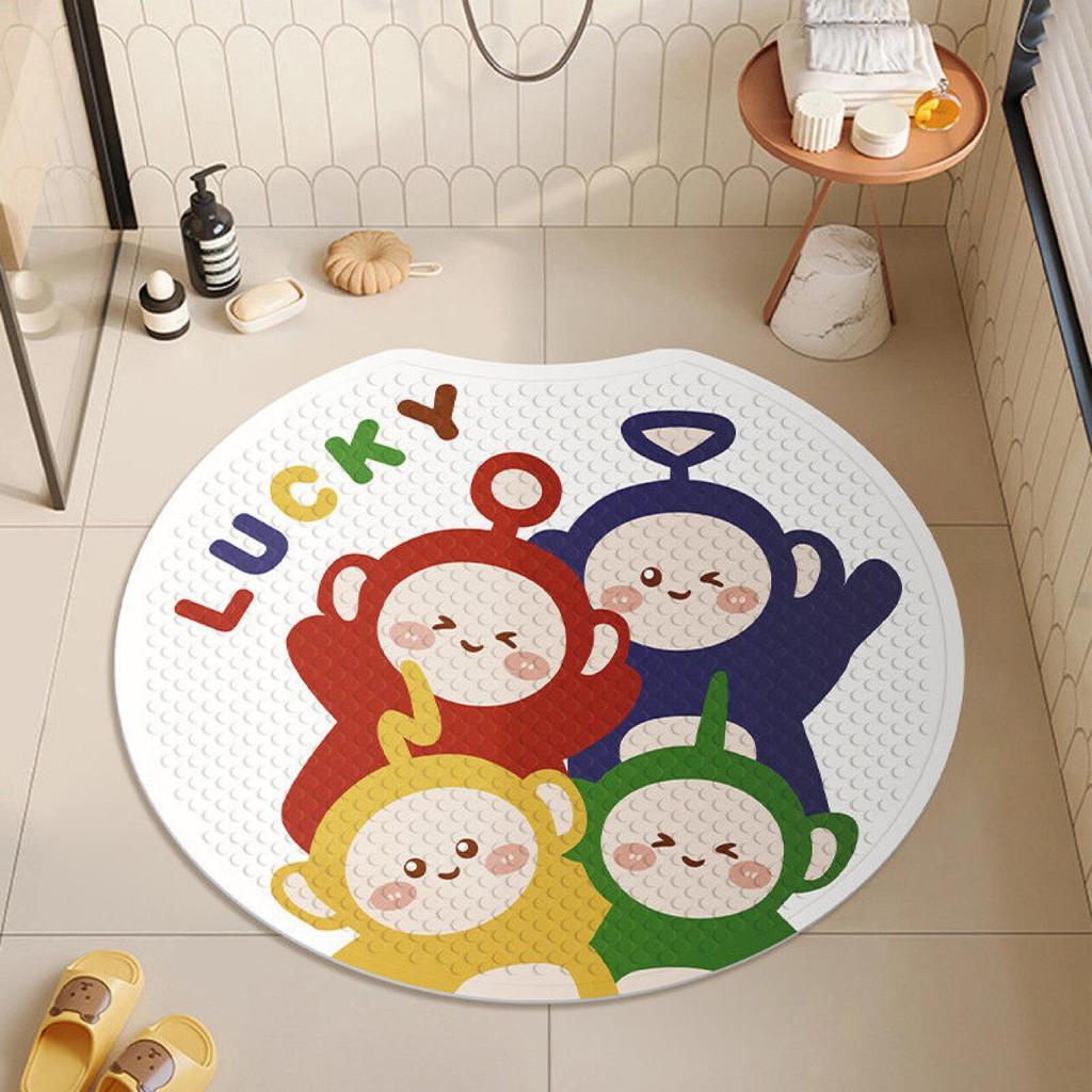Non-Slip Cartoon Bathroom Mat for Shower, Toilet & Bathtub