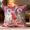 Popular P-Ppaige gemmeled Cushion Cover Soft Washable Pillow Case Multi-Scene for Couch Bed Travel Office Use