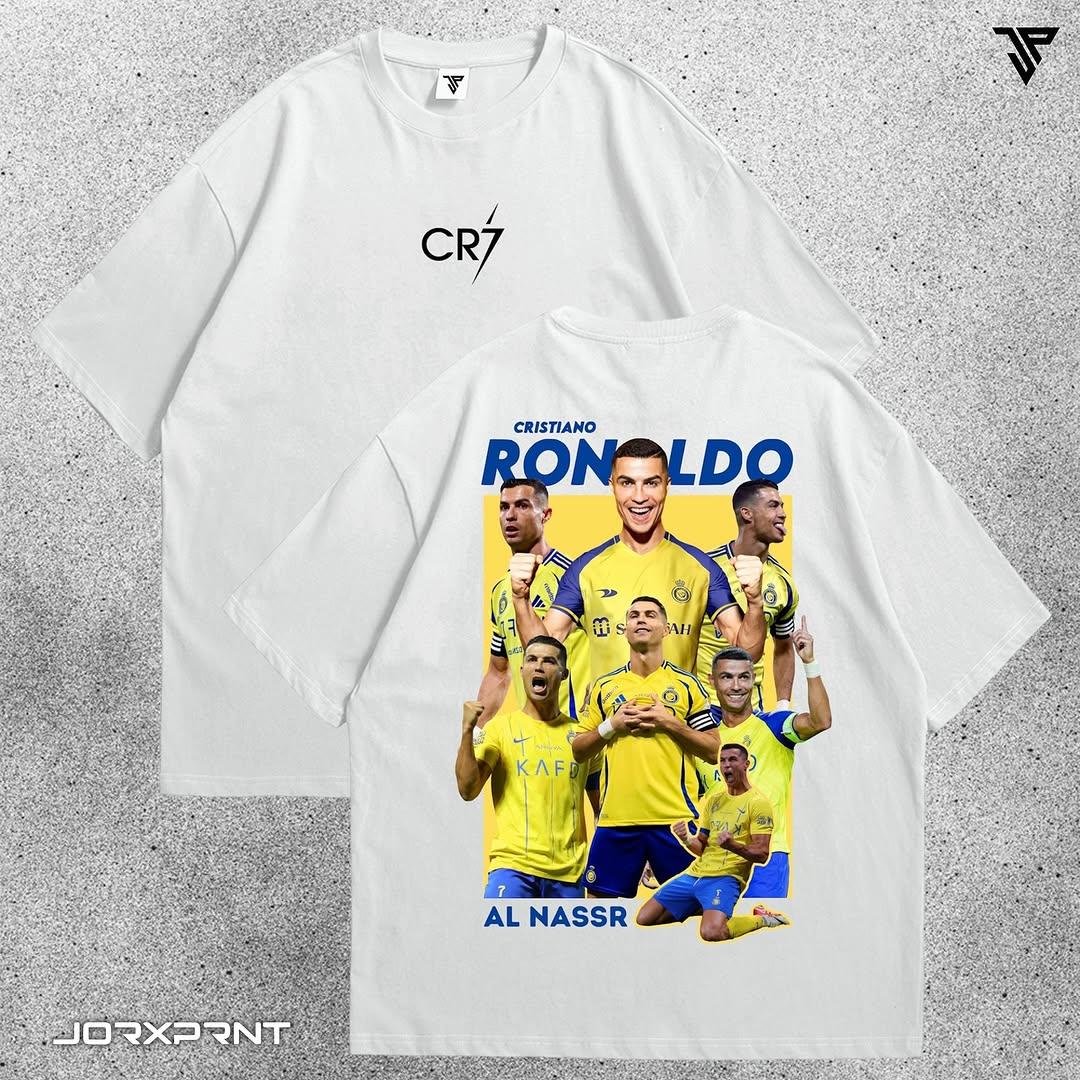 Футболка с принтом CR7 Графическая футболка с изображением Криштиану Роналду Уличный Хип-Хоп Оверсайз Y2k Мужская Женская Хлопок Короткий Рукав Женская Мужская Одежда 4XL