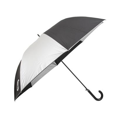 Champion CHP76JP70 and Rain or Silver Large Jump 70cmX8R Men's, Women's, Men's Women's, Shine, Coating, Umbrella, Black,
