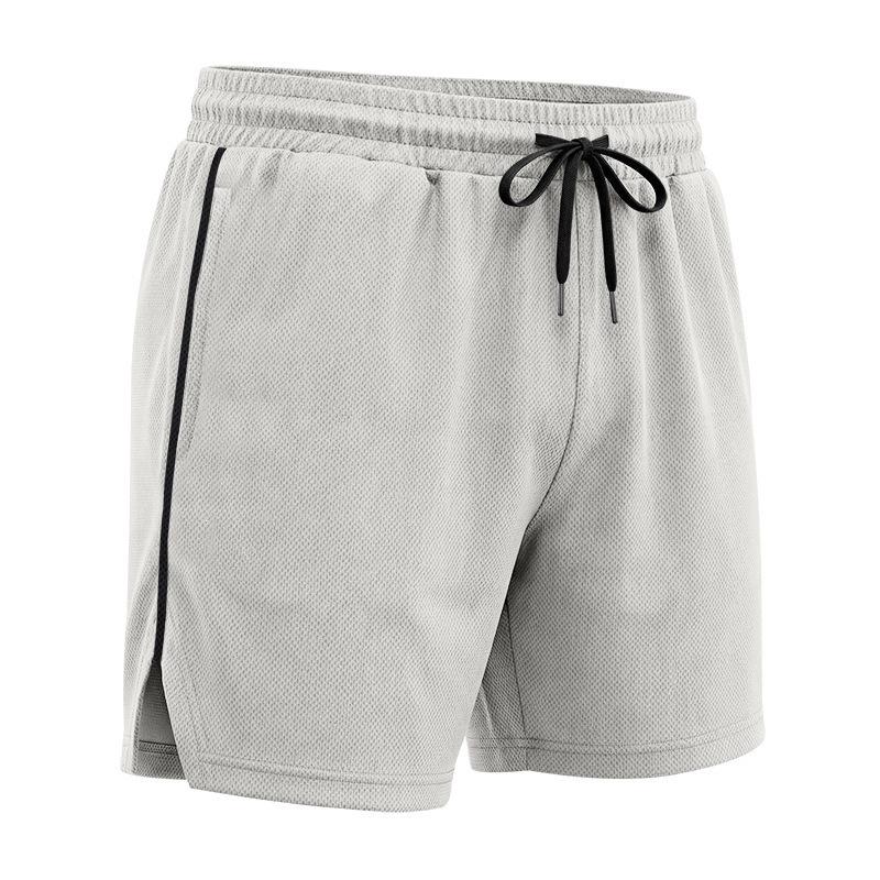 Pantaloncini Sportivi da Uomo in Rete ad Asciugatura Rapida Stile Europeo & Americano - Pantaloni Fitness Running Casual Traspiranti 3/4