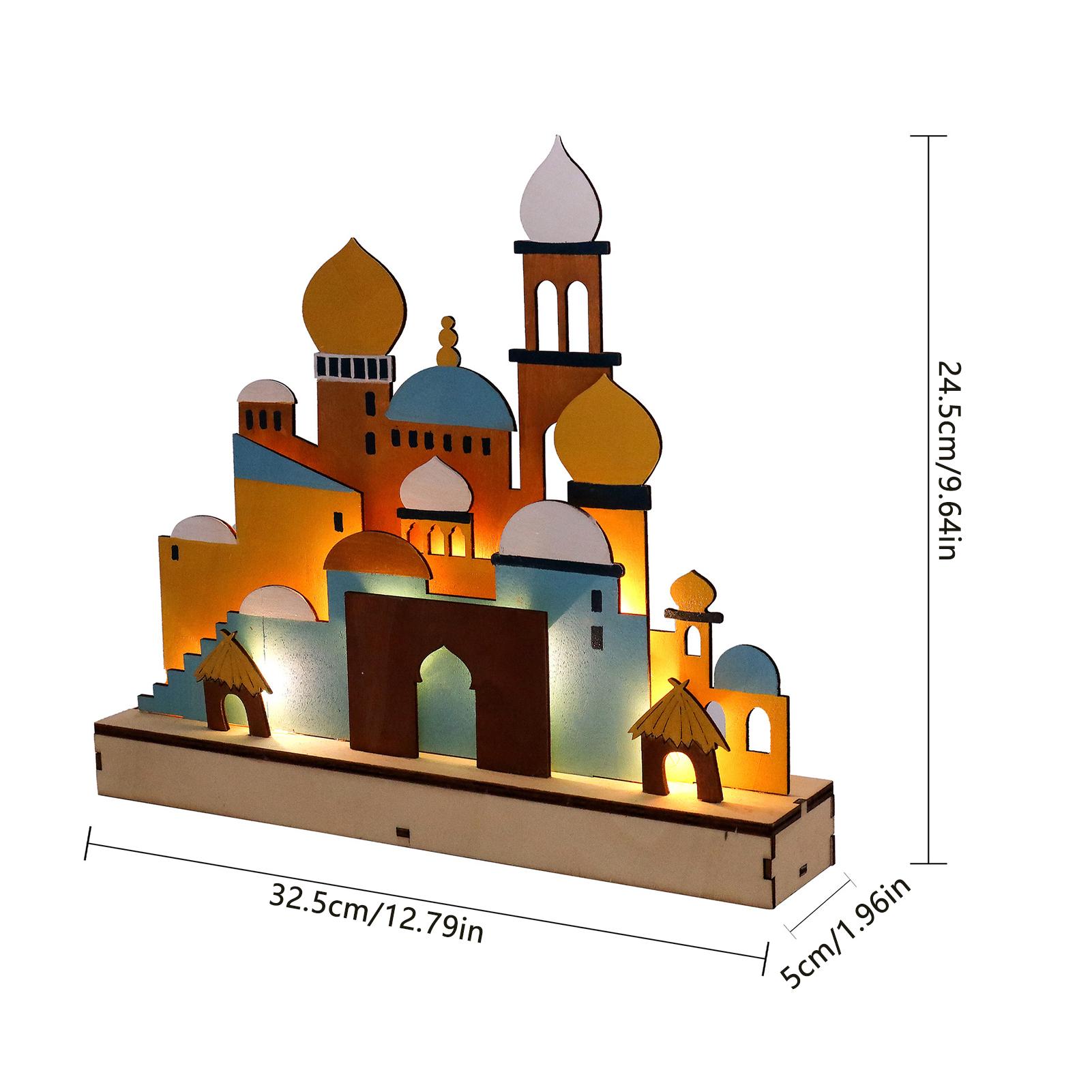 

Исламский подарок Исламское украшение для дома Украшения для мечети Исламский Замок Скульптуры Фигурки Ночники Декор на Ид аль-Фитр