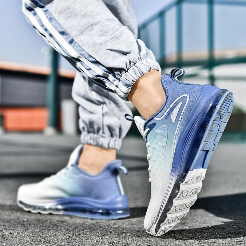 Herren Flyknit Mesh Laufschuhe mit Luftpolsterung & weicher Sohle - Lässig, leicht, trendiges Sommer-Schuhwerk für Marathon & sportliche Aktivitäten.