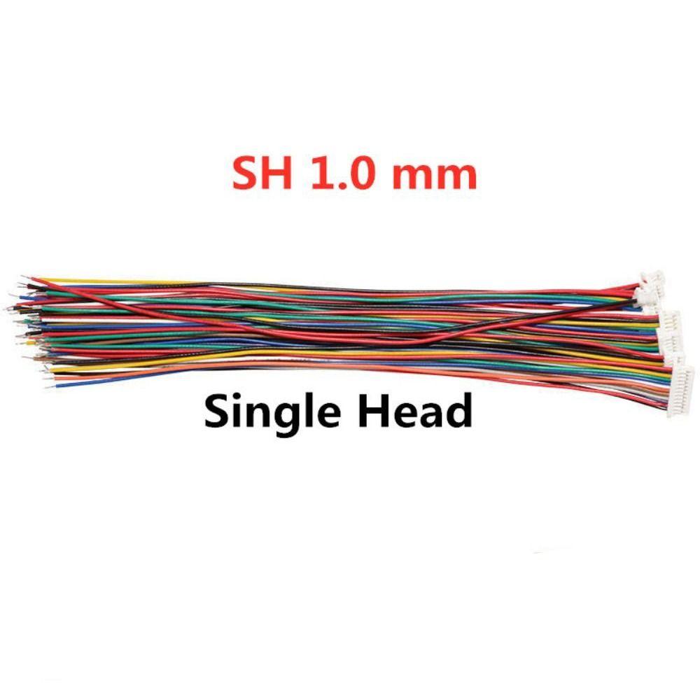 10Pcs 28AWG Copper SH1.0 Terminal Wire Single Head Single Head Connector  Mini Device Repair