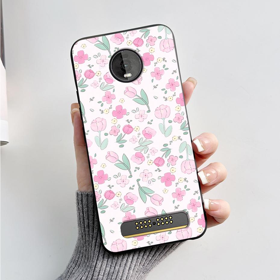 For Motorola Moto Z4 Z3 Play Case Cute Cartoon Soft Silicone TPU Cover Phone Case For Moto Z3 Z4 Play MotoZ4 Z4Play Z3Play Funda