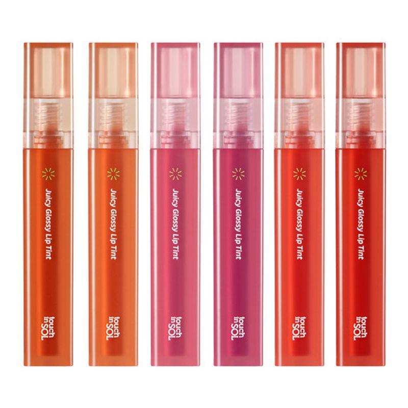 Touch in Sol Vegan Again Juicy Glossy Lip Tint Juicy Glossy Lip Tint 06 Fresh Coral